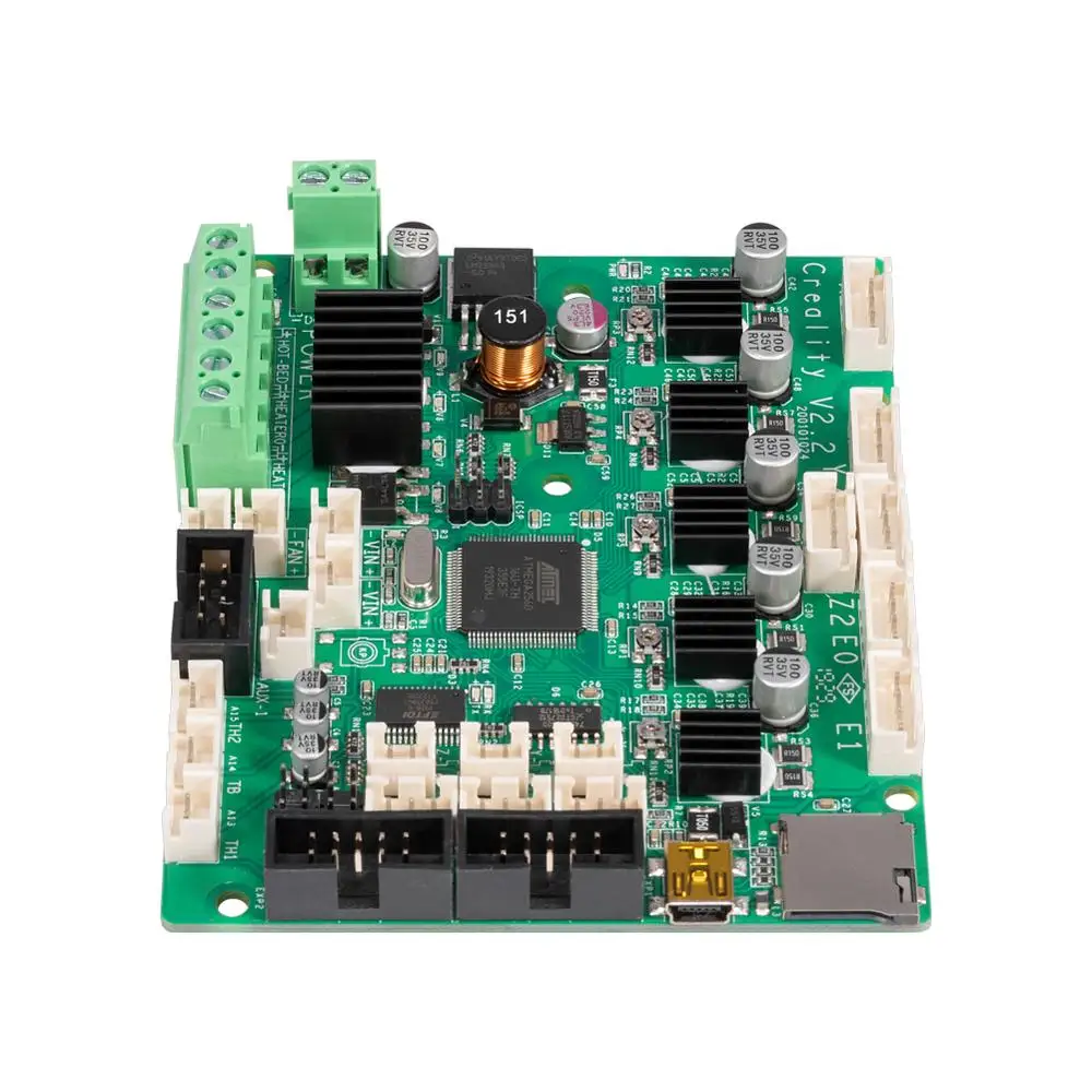 Материнская плата TMC2208 12/24 В бесшумная материнская V1.1.5 драйвер для Creality 3D Ender 5 PLUS
