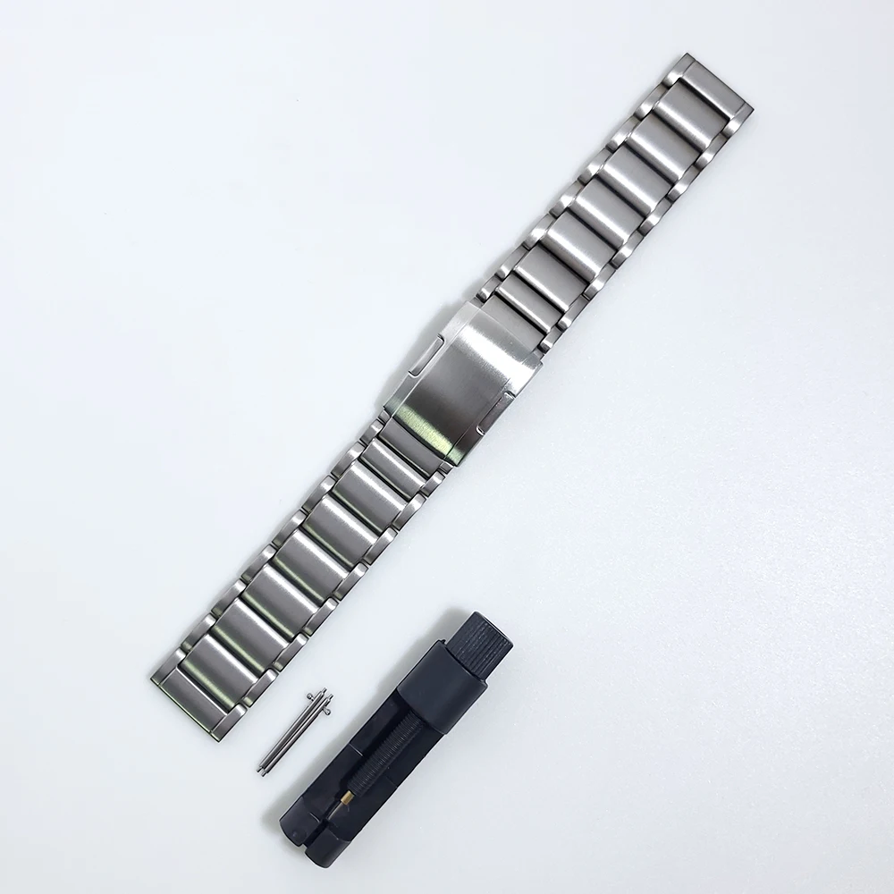 

22mm Titanium + Metal Steel Clasp Strap For Huami Amazfit GTR 2 2e/GTR 47MM/Stratos 3 Watch Band Wristband Bracelet Watchband