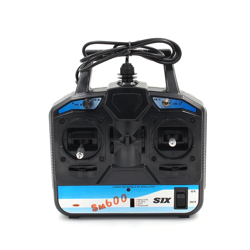 FlySky FS SM600 6-канальный симулятор полета с радиоуправлением Freerider XTR FMS RealFlight для