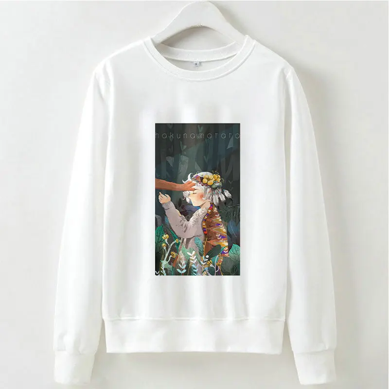 2318 Пуловер «Король Лев Акуна Матата» уличная Толстовка зима осень Ulzzang Kawaii Модные женские толстовки с капюшоном - Цвет: 2318