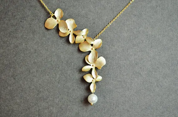 Чандлер цветок ожерелье Орхидея Лилия Роза Флора кулон Лотос Яго мусульманский