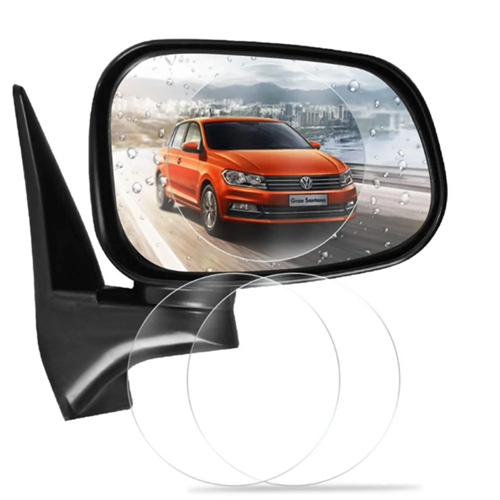 2 шт. пленка на зеркало заднего вида автомобиля Водонепроницаемая Защитная