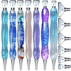 5D каучуковая ручка для алмазной живописи, многослойная Экологически чистая сменная ручка из сплава, наконечники из смолы, перьевые ручки для вышивки, рукоделие сделай сам