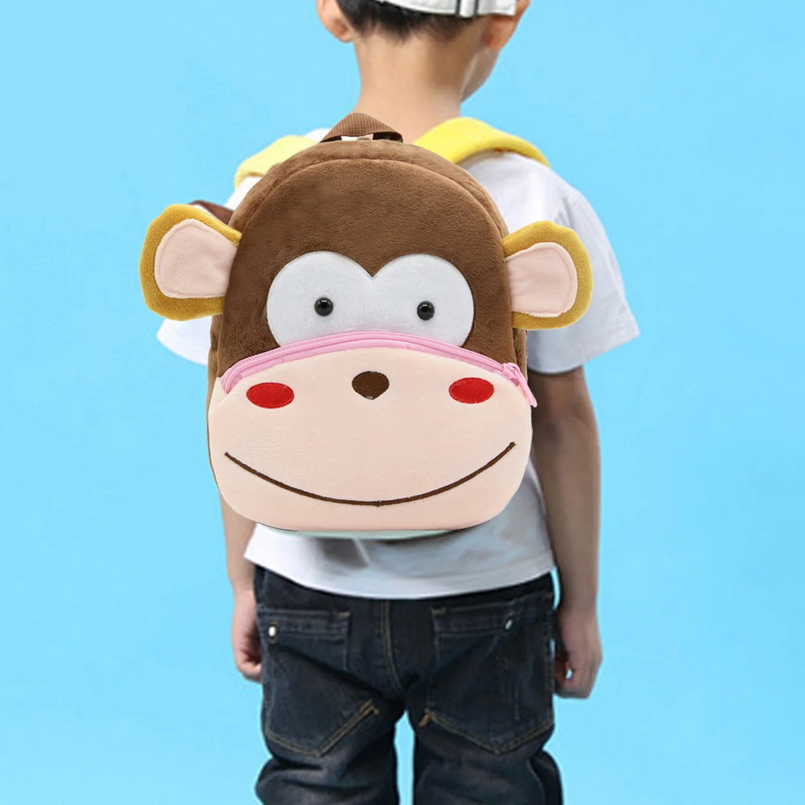 Детский плюшевый рюкзак школьные ранцы с животными мультяшный милый Детская