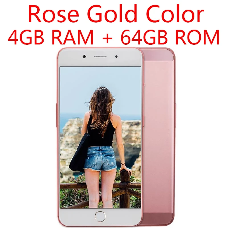 Rose Gold 4G 64G YU FLY F9 4G смартфон 4 Гб 64 Гб 6,0 дюйма 2K экран Snapdragon 653 Восьмиядерный двойной задний 16 Мп+ 16 МП отпечаток пальца 4180 мАч Android 7,1 - Цвет: Rose Gold 4G 64G