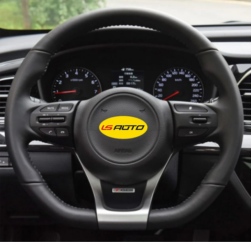 Оплетка на руль для Kia KX CROSS кожаный чехол 2017 лет Чехол автомобильного