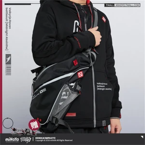 Аниме игра Honkai Impact 3 Косплей полночная абсинта серия тематических костюмов двойного назначения Рюкзак ремень шарф пара костюм подарок