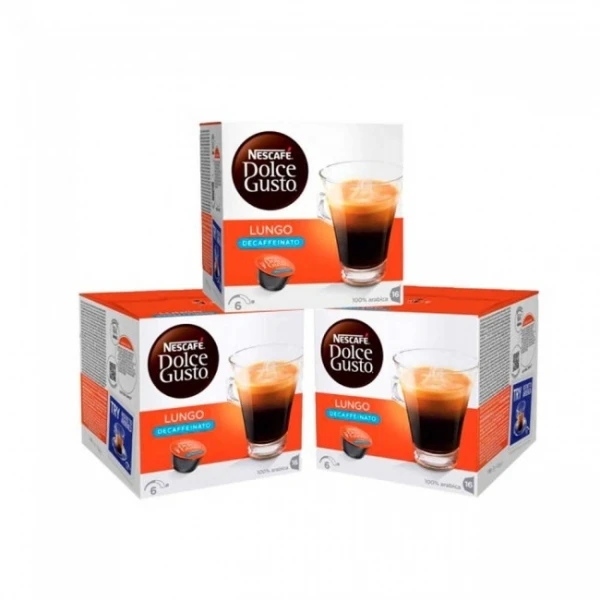 Набор из 3 коробок DOLCE GUSTO LUNGO decaf |