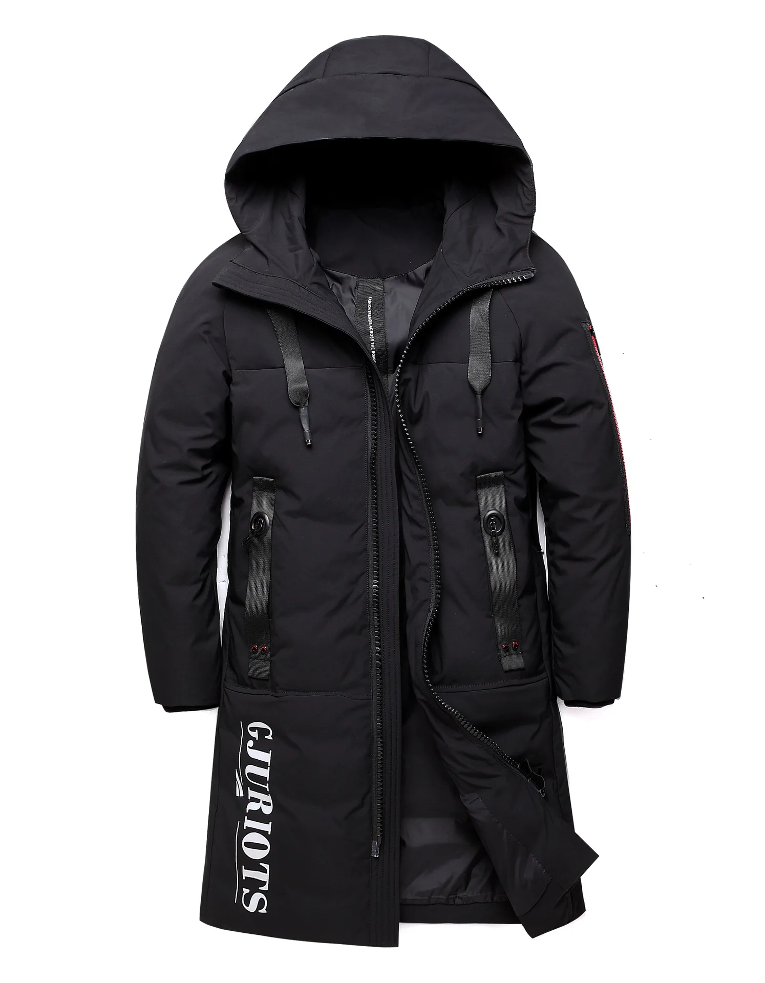 

New 2020 90% Duck Down Jacket Men Warm Long Couple Down Coat Windproof Hood Jacket Black Men Parkas Plus Size 5XL LX2440