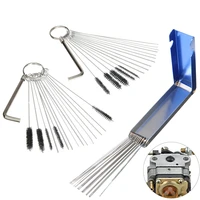 3pcs carburetor dirt clean tool cleaner kit 20 needle 13 wires 10 brush carb for carburetor for nozzles air tools cleaning