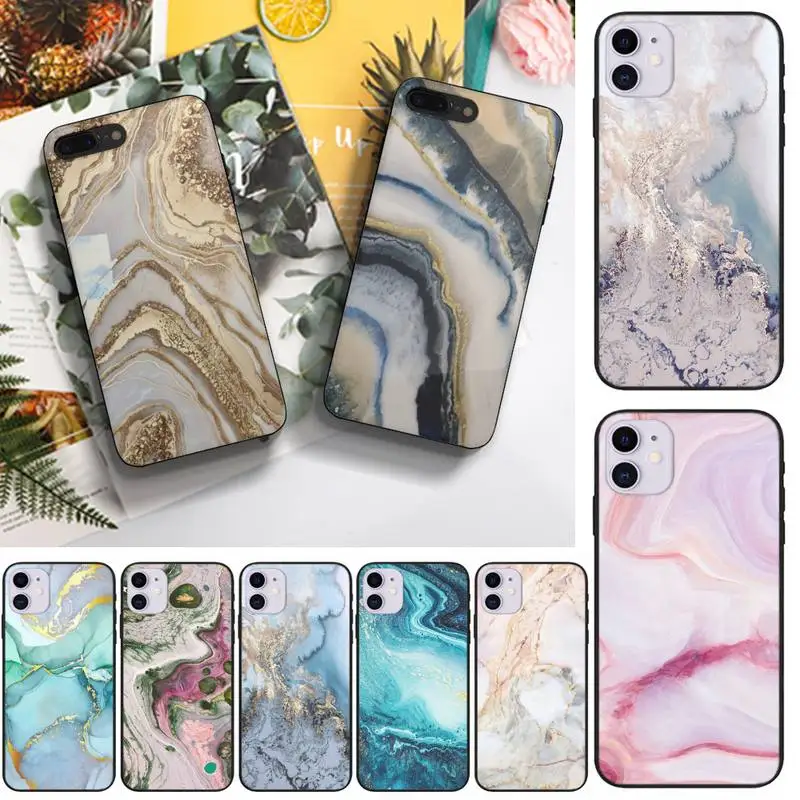 

Marble Phone Case Fundas Shell Cover For HUAWEI P10 P20 P30 P40 Mate 30 40 Lite Pro