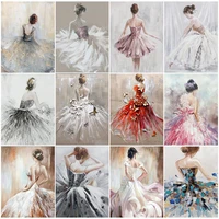 5d mosaic ballet woman full square diamond painting portrait picture of rhinestones embroidery art home decor