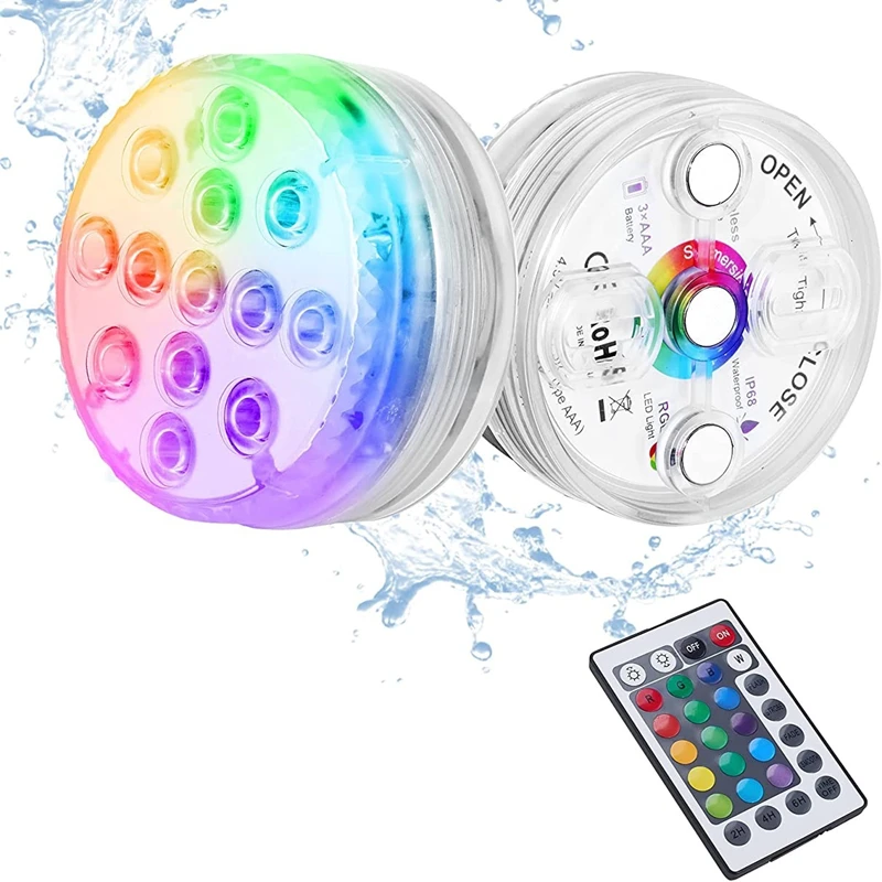 

Светодиодная RGB-лампа для дайвинга, с пультом ДУ, 28 клавиш