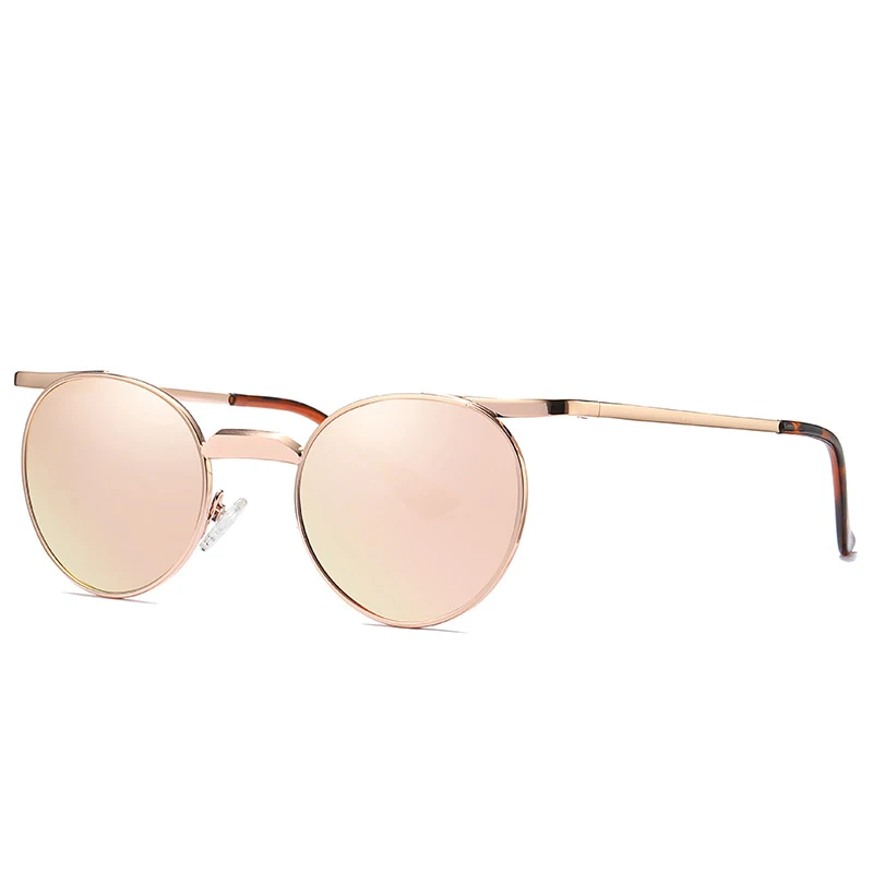 Роскошные женские поляризованные солнцезащитные очки розовые маленькие