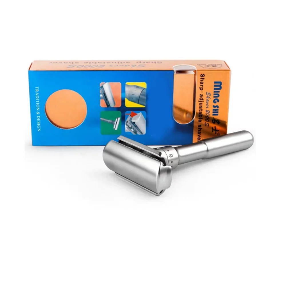 

Manual Razor Holder Manual Double-sided Men Shaving Face Razor Blades Adjustable Shaving Machine