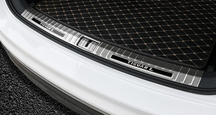 Внутренняя и внешняя отделочная лента багажника из нержавеющей стали для Volkswagen