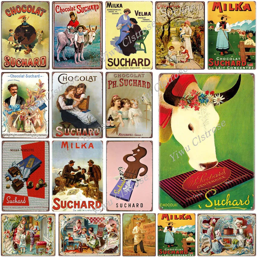 Шоколадные конфеты металлическая жестяная вывеска Еда декоративная табличка