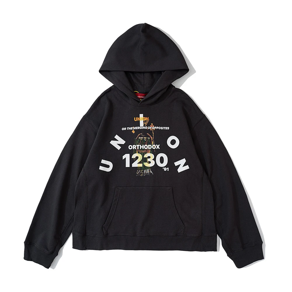 

Vintage RRR123 X Union Hoodie Women Men 1:1 Best Quality 30th Anniversary Print Hoodies High Street Hooded Sweatshirts Pullovers