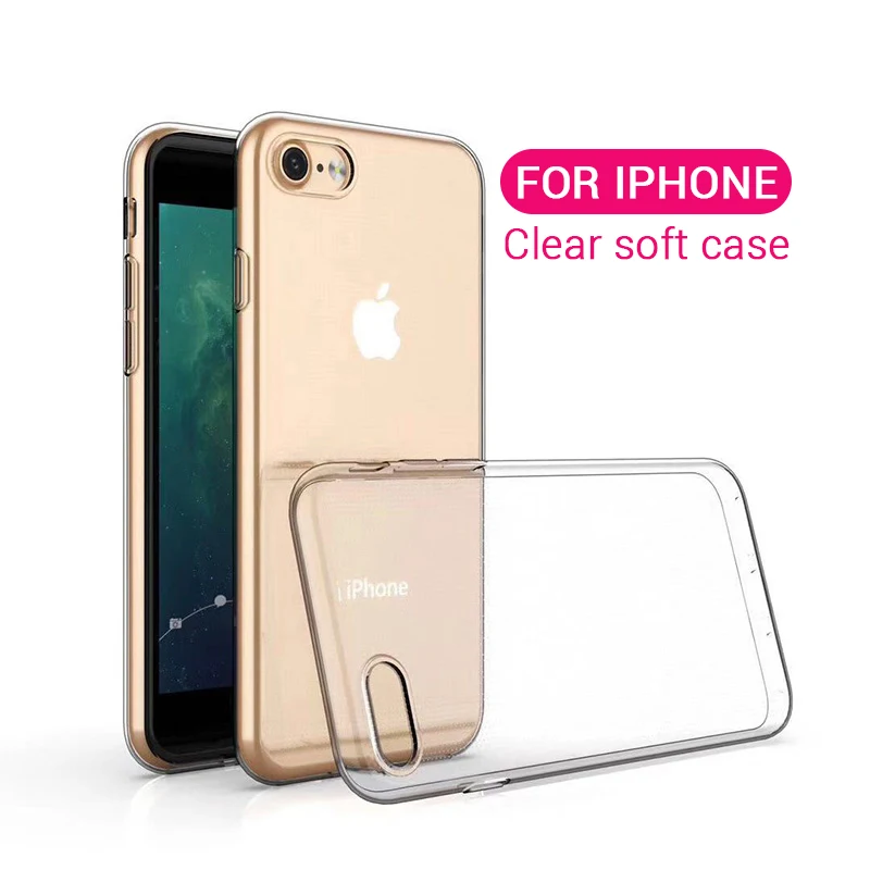 Ультратонкий прозрачный термопластичный полиуретан силиконовый чехол для iPhone XS