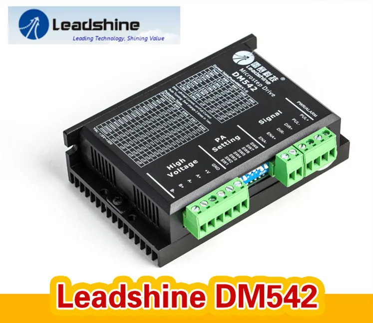 Двухфазный шаговый драйвер Leadshine DM542 20 50 В переменного тока 1 0 а для шагового