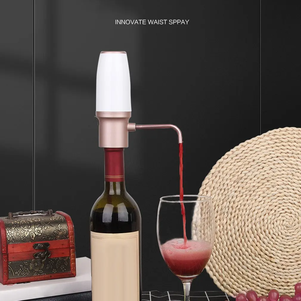 

USB Charging Smart Electric Wine Decanter Automatic Red Wine Pourer Aerator Decanter Dispenser Portable Wine Tools