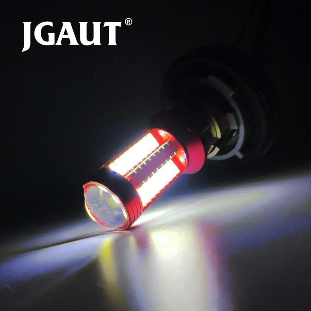 2 шт. 1156 1157 3014 60SMD красный чехол со светодиодсветильник кой p21w bay15d ba15s P21/5W