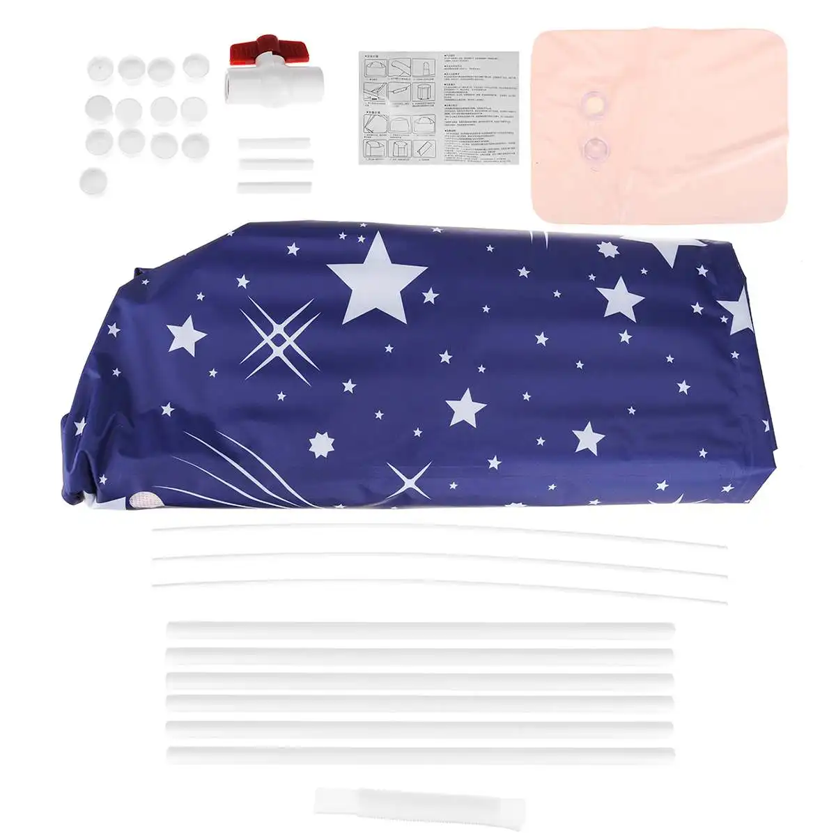 

Portable Bathtub PVC Safety Bath Barrel Foldable Adult Tub Baby Swimming Pool Home SPA Massage Pool Steam Bath Barrel