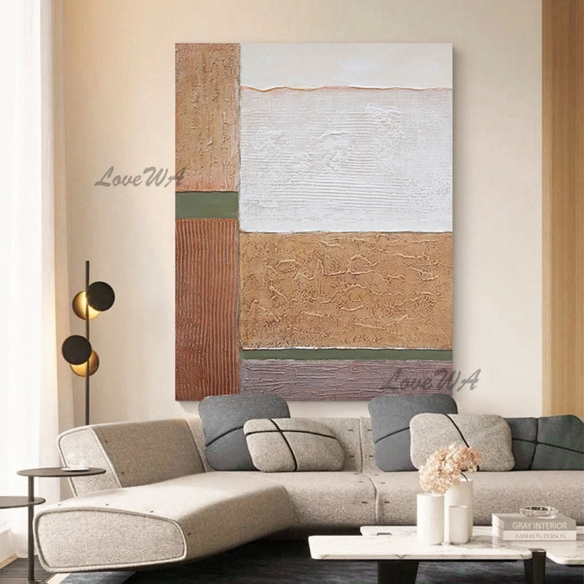 

Modern Colours New Arrival Hand Painted Abstract Picture Canvas Oil Painting Wall Hanging Art Home Decoration Piece No Framed