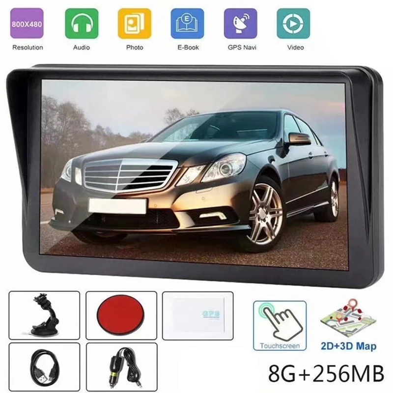 Грузовик Sat Nav 9 дюймов с солнцезащитным gps навигатором голосовым Навигатором Sn