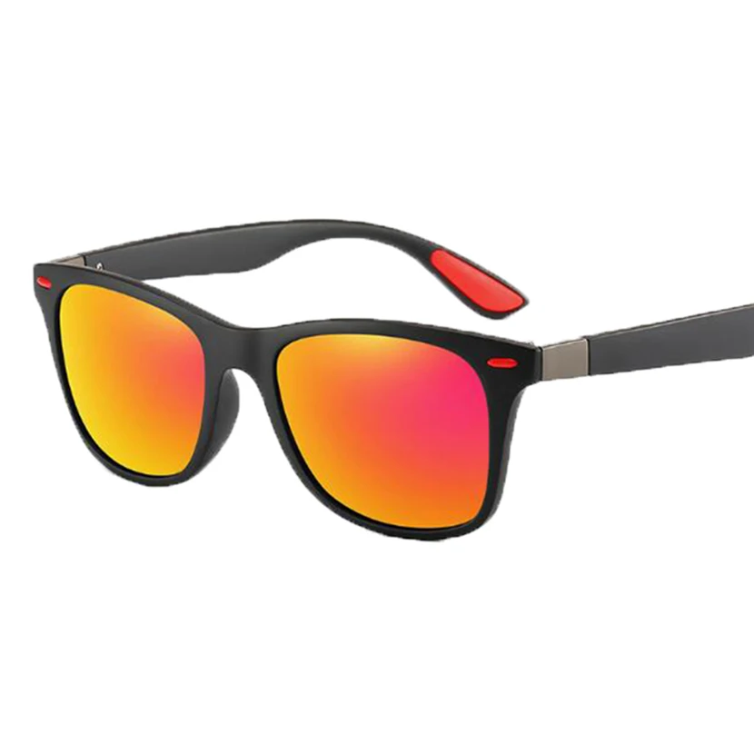 Мужские поляризационные солнцезащитные очки мужские модные квадратные UV400 в