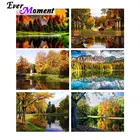 Алмазная живопись с пейзажем, 5L542