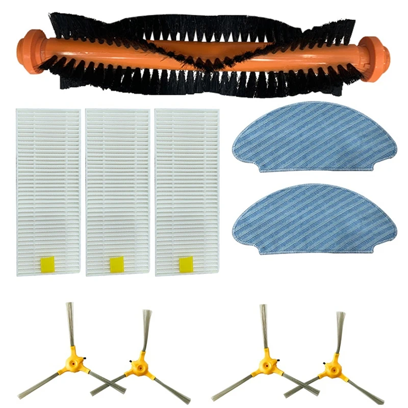 

Roller Side Brush Filters Mop Cloth for Isweep X3 Vacuum Cleaner Dust Home Cleaning Parts Main Brushes Clean Up Kit