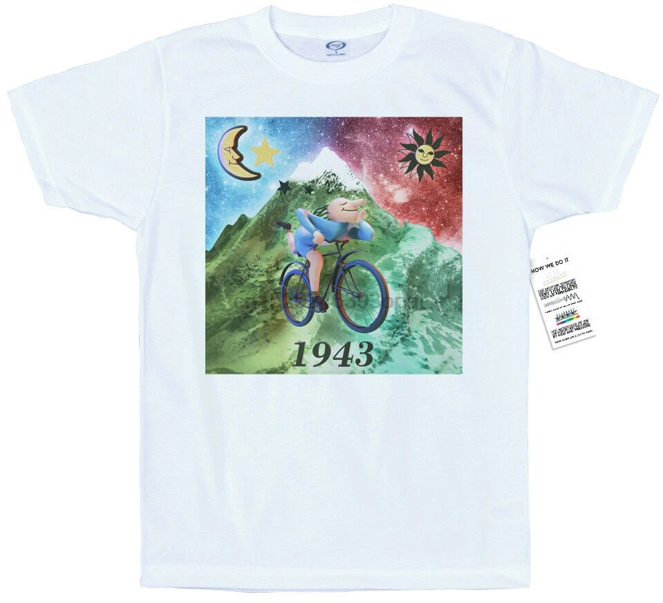 Футболка с 3d рисунком Альберта хофманна LSD # acid blotter v2|Мужские футболки| |