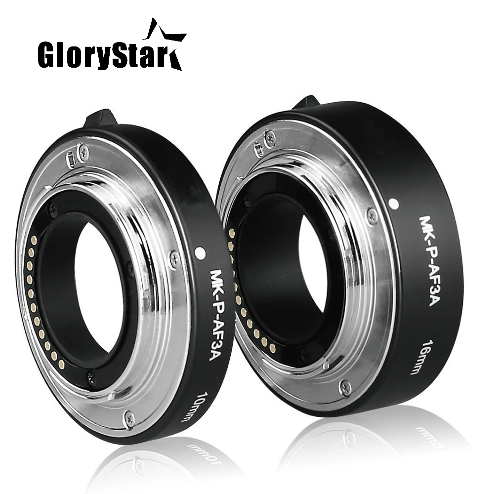 Металлическая автоматическая фокусировка AF, автоматическая макро-удлинительная трубка для камеры Panasonic Olympus Micro 4/3, фотосессия GX7 10 16 м