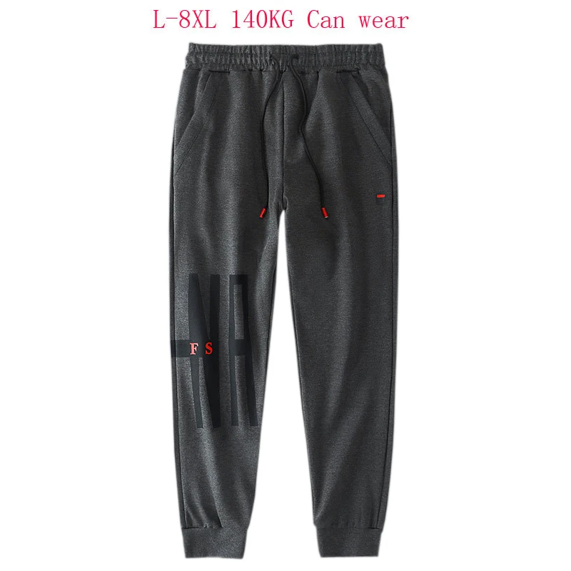 

Спортивные штаны для бега, 60% хлопок, 140 кг, можно носить, спортивные штаны для фитнеса, спортивные штаны на шнурке для полных, тонкие, свободн...