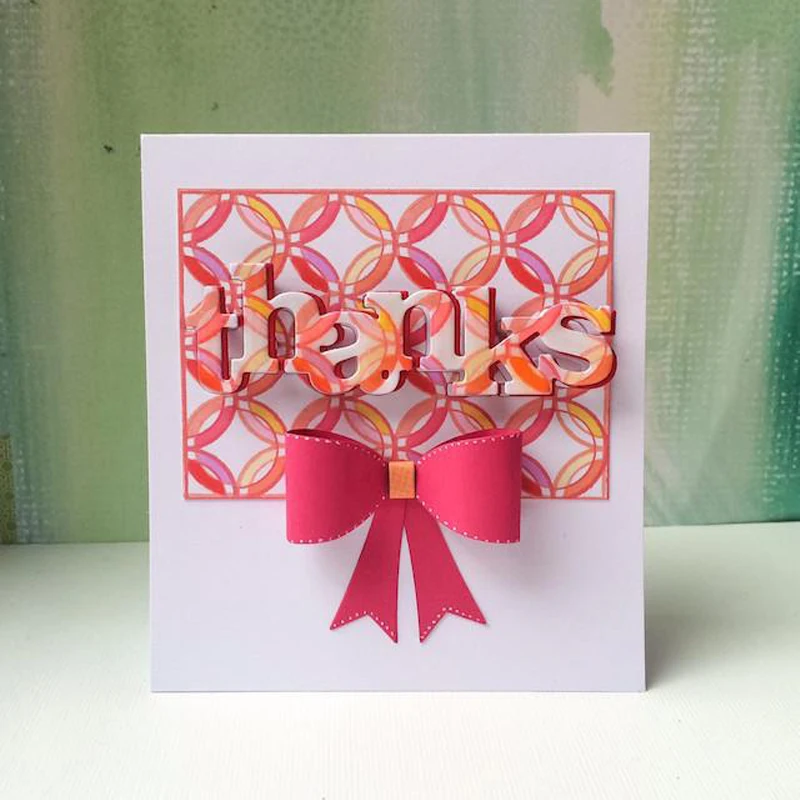 Спасибо слово высечки для изготовления открыток спасибо слова Скрапбукинг