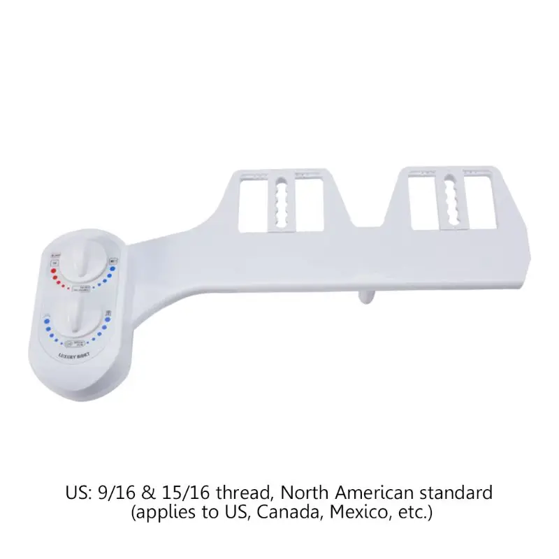 

Bidet Toilet Seat Attachment Hot & Cold Non-Electric Single Nozzle Bidet Sprayer