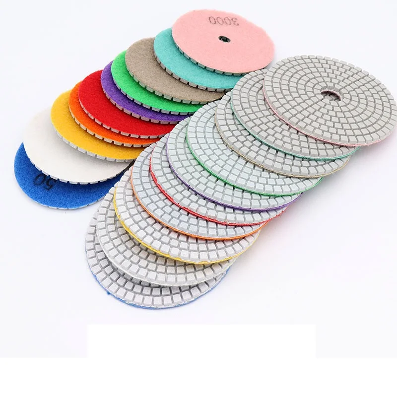 

13pcs 3/4" Sanding Grinding Disc Wet Diamond Polishing Pads Tile Marble Granite Polisher Flexible Stone Ceramic Hand Tools