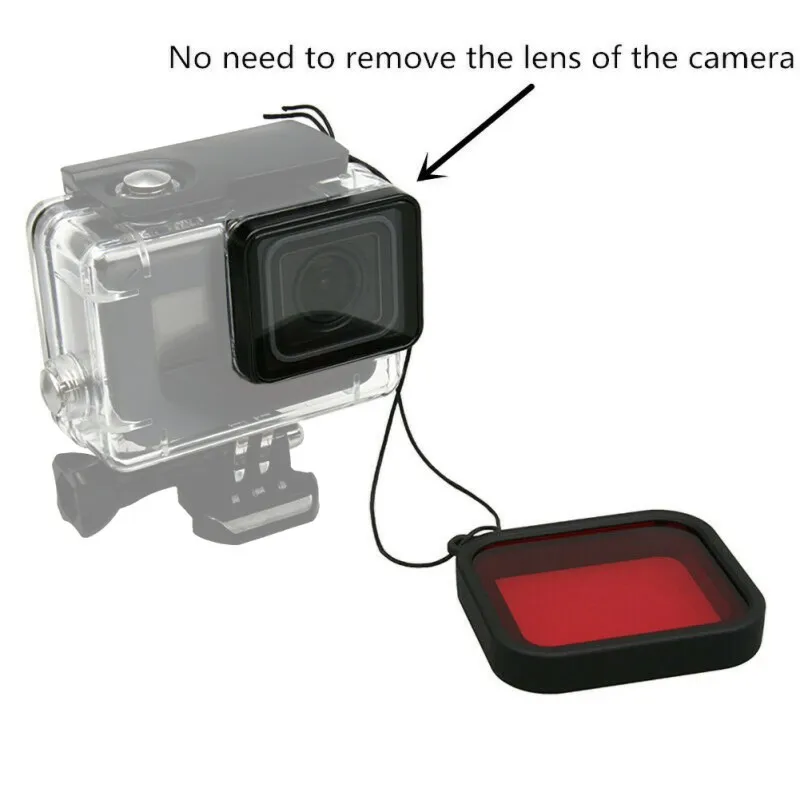 Фильтр для дайвинга Практичный Прочный чехол объектива GoPro Hero 5/6 фильтр |