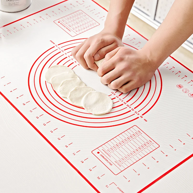 

40cm x 60cm Kitchen Cooking Tools Collapsible Non-stick Silicone Baking Mat Kneading Dough Pad Baking Tray Inner Liner