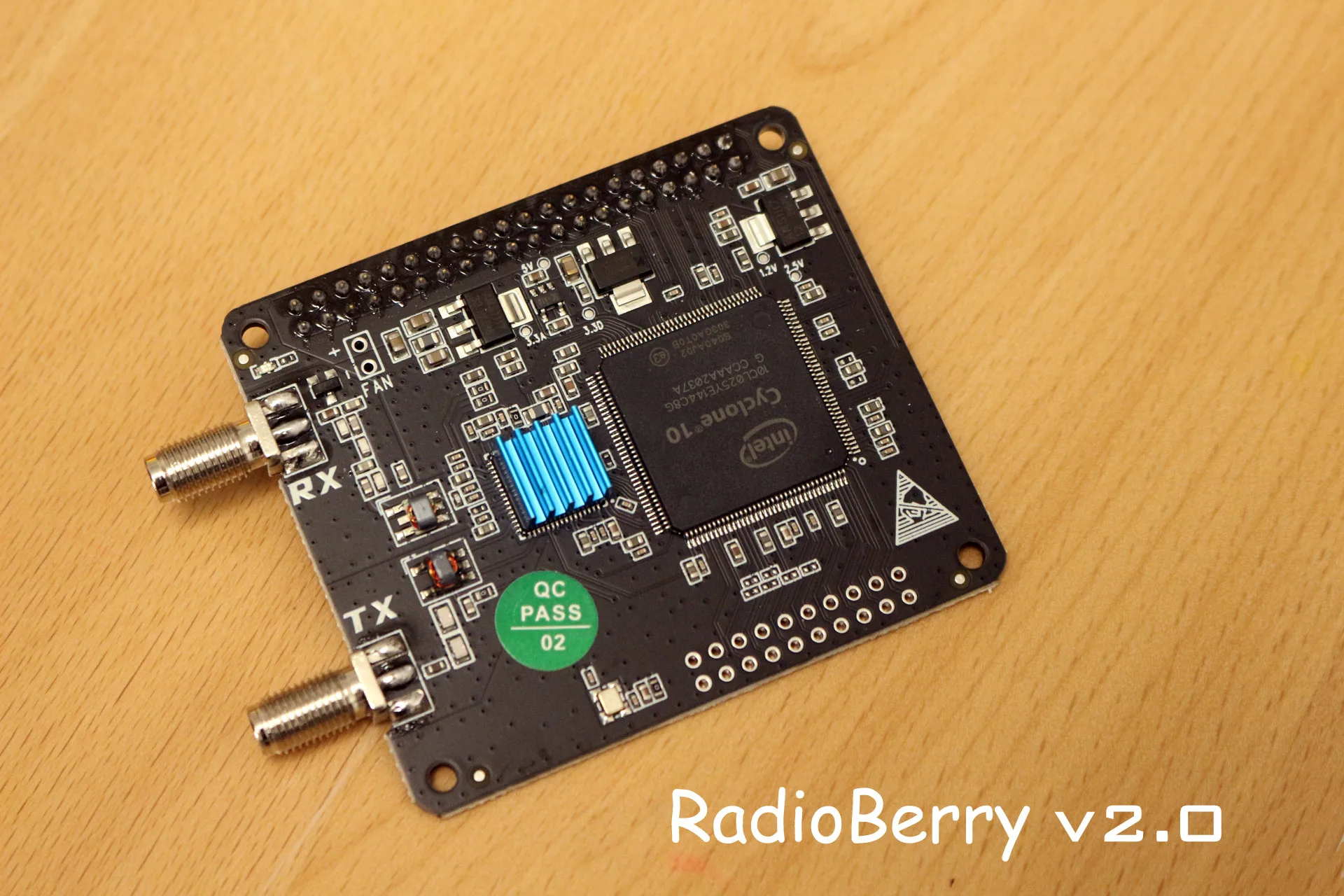 Новый программно определяемый радиоприемник Radioberry V2.0 AD9866 + 10CL025 модуль для Raspberry