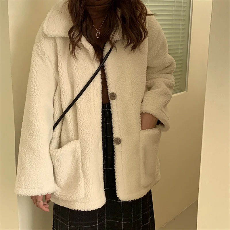 

Свитер HziriP с V-образным вырезом, корейский принт, Женский однобортный Кардиган, новинка 2021, Осенний Свободный Повседневный офисный модный эл...