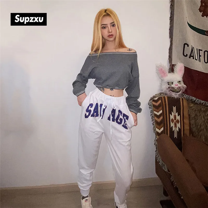 Женские хлопковые штаны для бега летние фитнеса отдыха длинные женские уличные