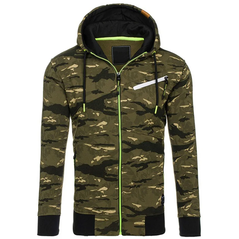 Куртка ZOGAA Мужская камуфляжная армейская тактическая одежда ветровка на молнии