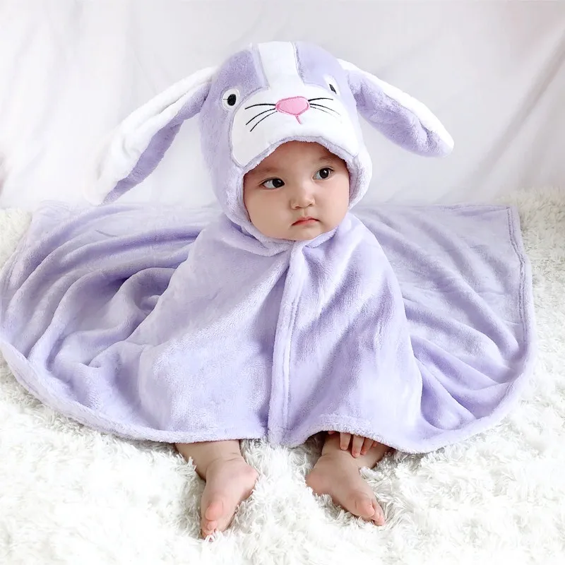 Детское полотенце для новорожденных удобный мягкий детский банный халат с