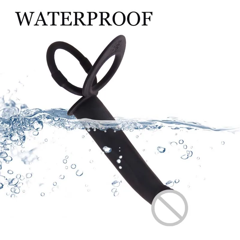 Ремешок для дилдо на Пуля Вибратор женщины двойное проникновение анальный