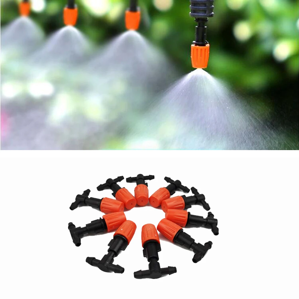 

50 Set DIY Irrigation System Automatic Hose Micro Drip Mist Spray Cooling System Garden Watering Kits