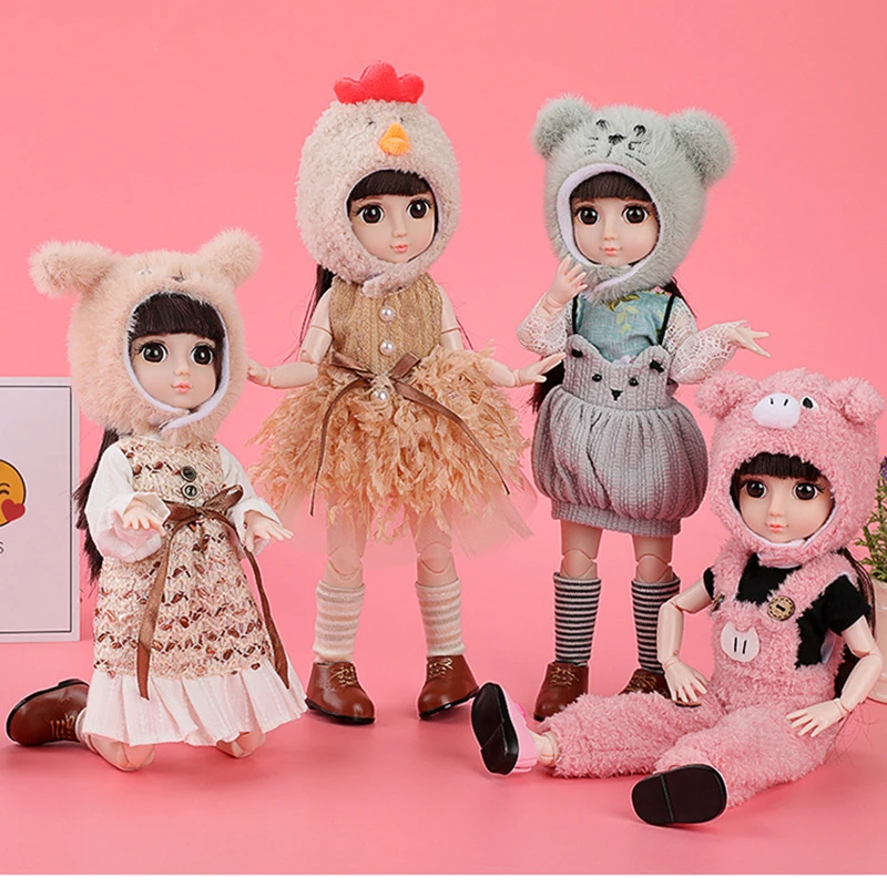 16 соединений кукла одежда 36 см Мини DIY моды мягкого плюша Аксессуары для куклы