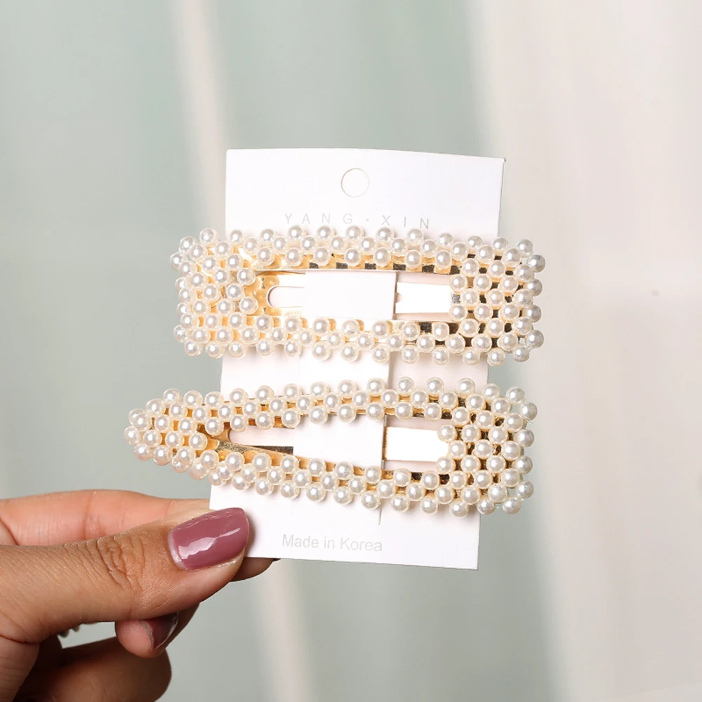 1/2 шт./комплект заколки для волос с искусственным жемчугом| |