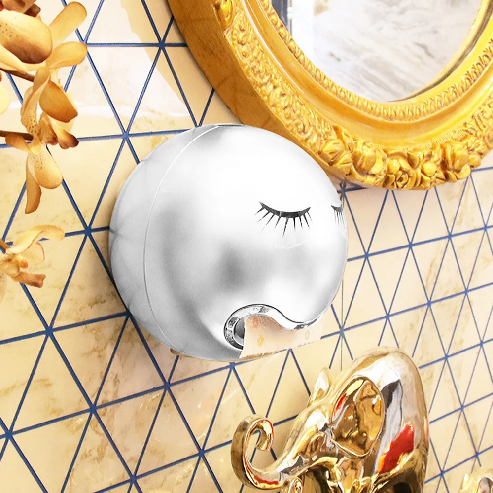 Креативная Милая круглая мультяшная Шарообразная коробка для рулона салфеток